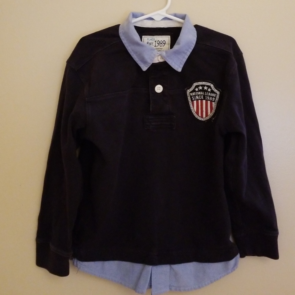 Children's Place Boy's Long Sleeve Polo Shirt